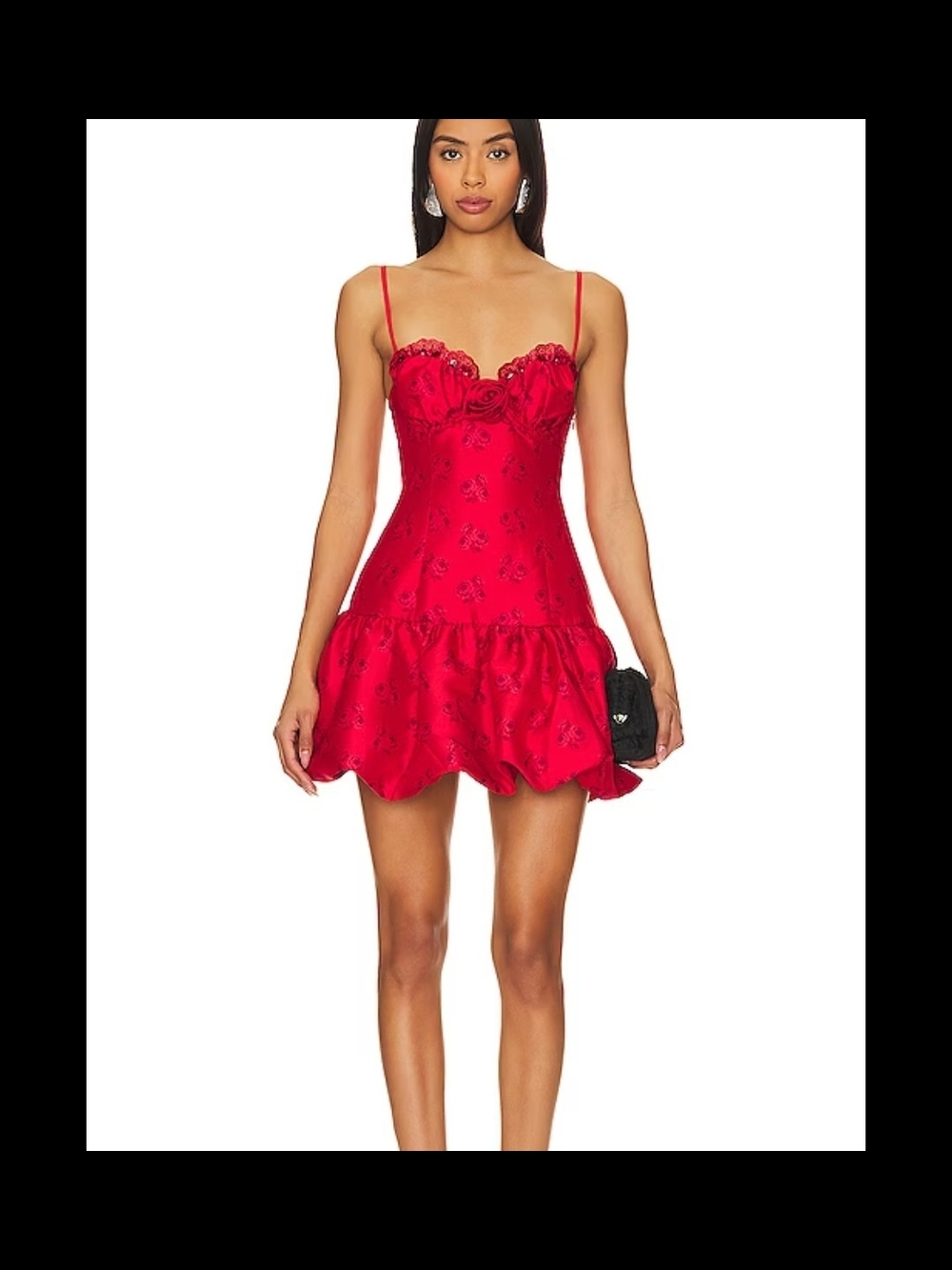 For Love And Lemons Annika Floral Corset Mini Dress NWT